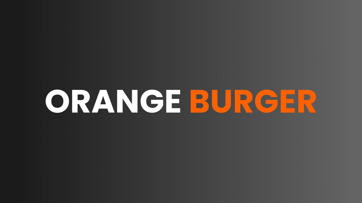 Orange Burger